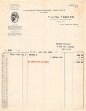 1932 FOURRURES CONFECTIONNEES PELLETERIES SIMON FRERES A PARIS - MAISON THIOL