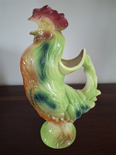 Pichet coq barbotine - coq,