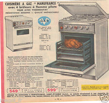 1964 Advertising - Gas Stove - Manu France