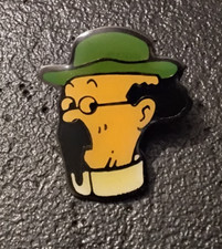 Pin’s Cartoon Hergé Tintin Sunflower Professor (1314)