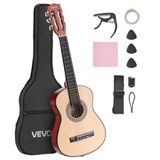 VEVOR Guitare Classique Débutants Jeunes Enfants 78 cm avec Cordes Nylon Naturel