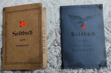 Lot de 2 soldbuch WW2