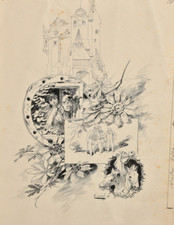 Dessin à la plume 1891, Josef B. Engl