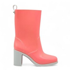 Bottes Christian Louboutin Loubirain - PVC Et Caoutchouc - Rose 34 4US 700 $