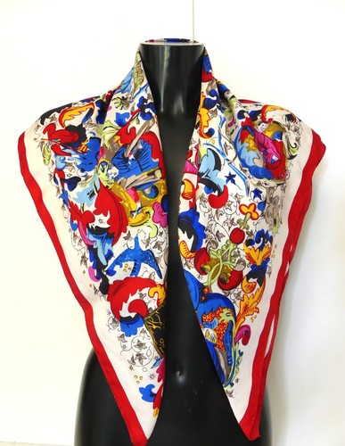 Foulard soie carré - en, soie,