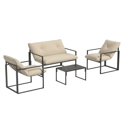 Outsunny salon jardin places - jardin, 4