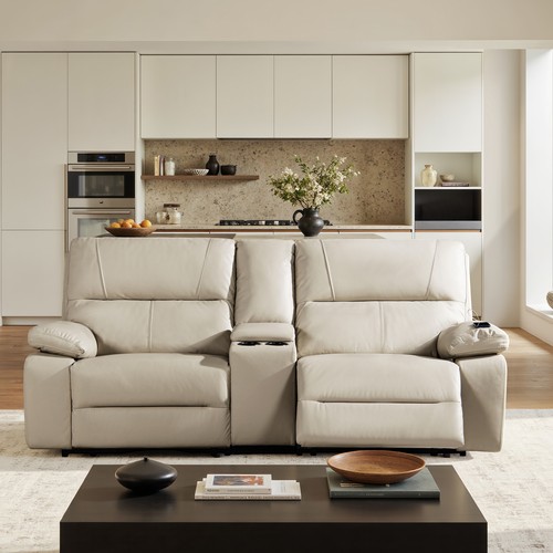 Power reclining loveseat sofa - power,