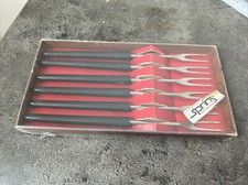 6 pics a fondue suisse fourchette 2 dents table fromage