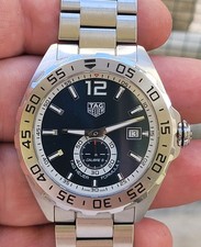 TAG HEUER FORMULA 1 WAZ2014 CALIBER 6 DATE BLUE DIAL AUTOMATIC MEN'S 43MM