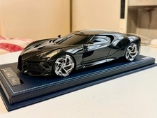 MR MODELS BUG010 BUGATTI THE BLACK CAR BLACK CARBONIUM 1/18