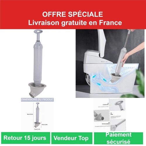 Déboucheur toilette air - toilette, à