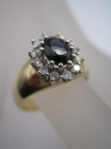 Anneau classique saphir - anneau,