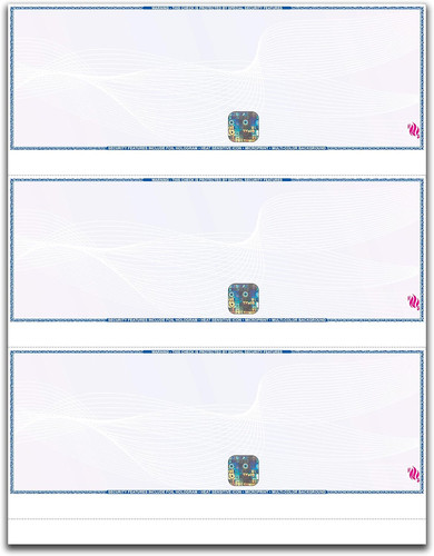 Checks per page hologram - 3,