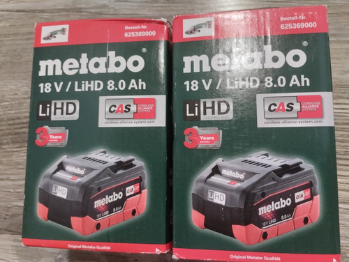 Lot batteries metabo lihd - lot,