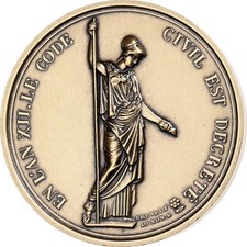[#399290] France, Medal, Napoléon Ier, En l'An XII, le Code Civil est Décrété, B