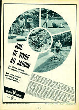 Vintage Garden Joie de Vivre Tool Wolf 1968 Magazine Issue Advertising