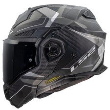 Casque LS2 FF901 Advant X Carbon Horizon chrome grey