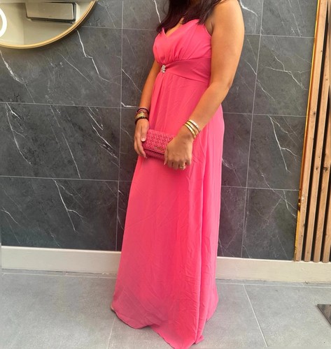 Robe longue soirée rose - longue,