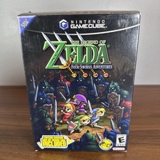 Legend of Zelda Four Swords Adventures GameCube Big Box Complete with Cable