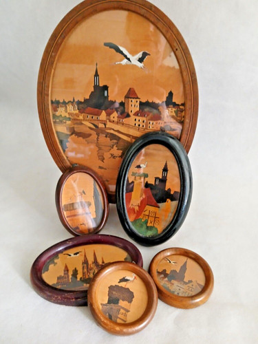 Lot cadres bois souvenir - lot, de
