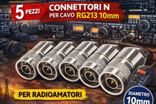 5Pz. Connecteur Prise N Mâle