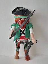 Playmobil character pirate captain for boat sailboat Caribbean island