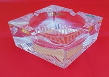 Cendrier vintage en cristal d'Arques de marque J.G. Durand