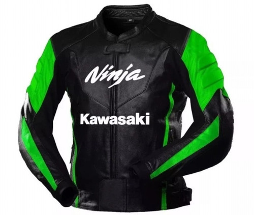 Veste cuir moto kawasaki - veste, de
