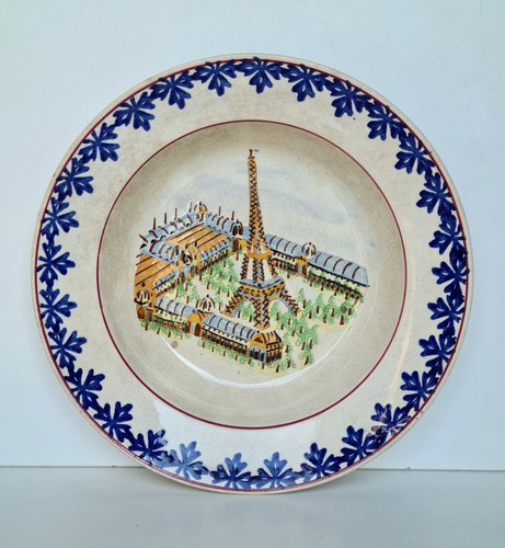 Plat creux faïence
