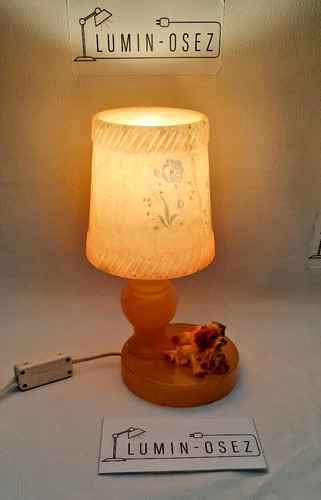 Lampe albâtre décor - albÂtre, floral