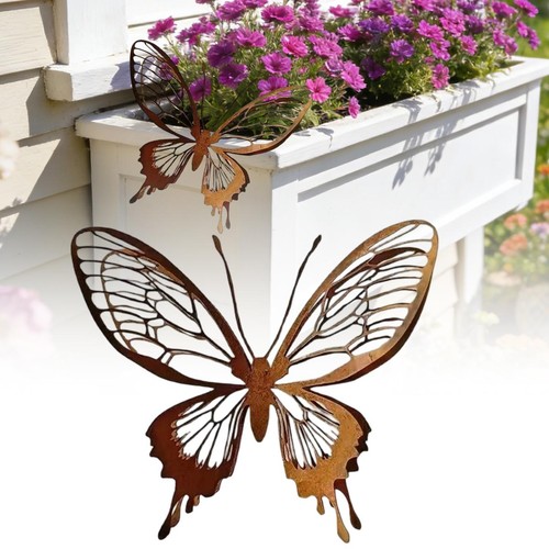 Papillon métal rustique - métal,