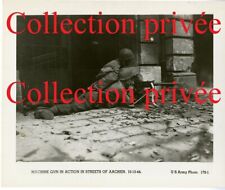 US ww2 Photo Aachen Siegfried Hurtgen 29th Ardennes Belgique armored bastogne