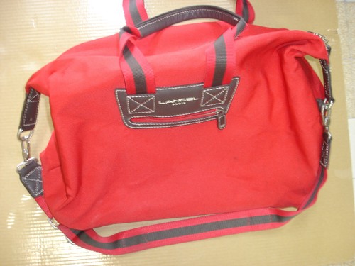 Sac rouge lancel avec - lancel,