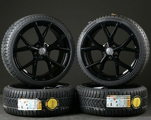 Pack jantes 5x112 noire - jantes,
