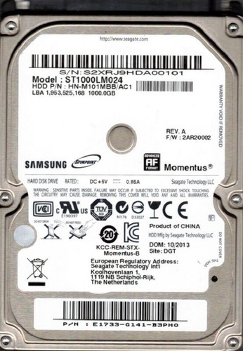 St1000lm024 m101mbb ac1 - /,