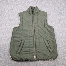 Barbour Gilet Mens Medium Green Classic Waistcoat Tartan Lined Country Hunting