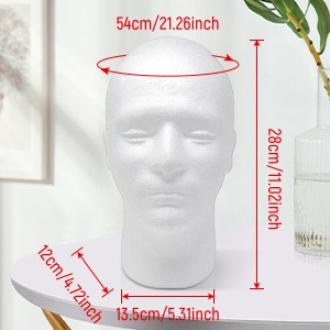 Tête mannequin mousse - de,