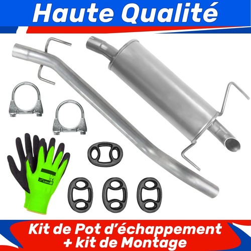 Kit pot échappement - pot, pour