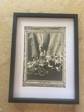 ◕ Cadre Publicité Vintage Sous Verre ◕  PERRIER ◕ 40 X 30 cm ◕ Années 1960 ◕ V10