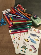 SCHOOLER DRAWING MATERIAL LOT