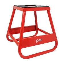 Trepied-leve-bequille moto cross stand fixe tabouret acier rouge