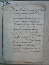 Testament MS 1639: MASTER SILK SHEET WORKER in LYON.