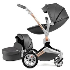 Poussette HotMom 2 en 1 360° Dark Grey -  - V2189494