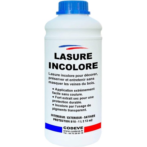 Lasure incolore intérieur - 1l,