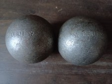 Doublette Obut Vintage - 700 Grammes / Diamètre 74 - V18