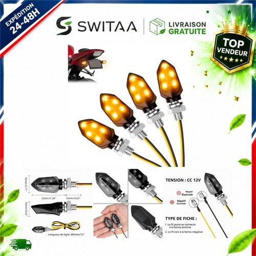 Clignotants led moto - led, 12v