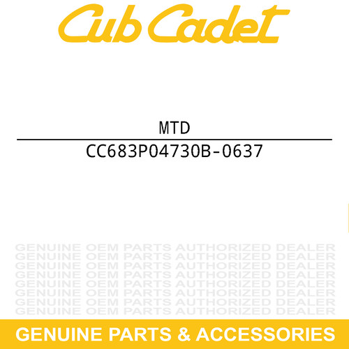 Mtd 683p04730b 0637 deck - 46",