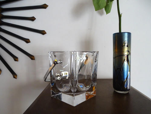 Seau glace glacons cristal - à,