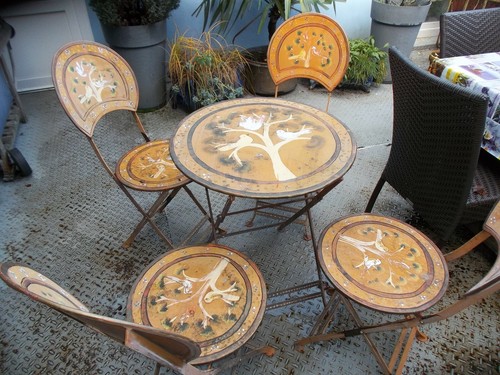 Salon jardin pliable - jardin,