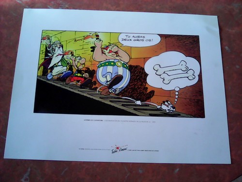 Sérigraphie astérix - astérix, et